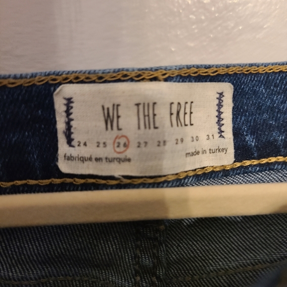 Free People Distressed Jeans - Picture 3 of 4